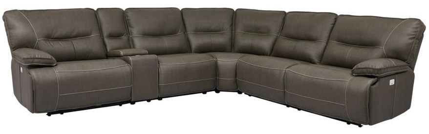 POWER RECLINING SECTIONAL WITH POWER HEADRESTS AND USB PORTS